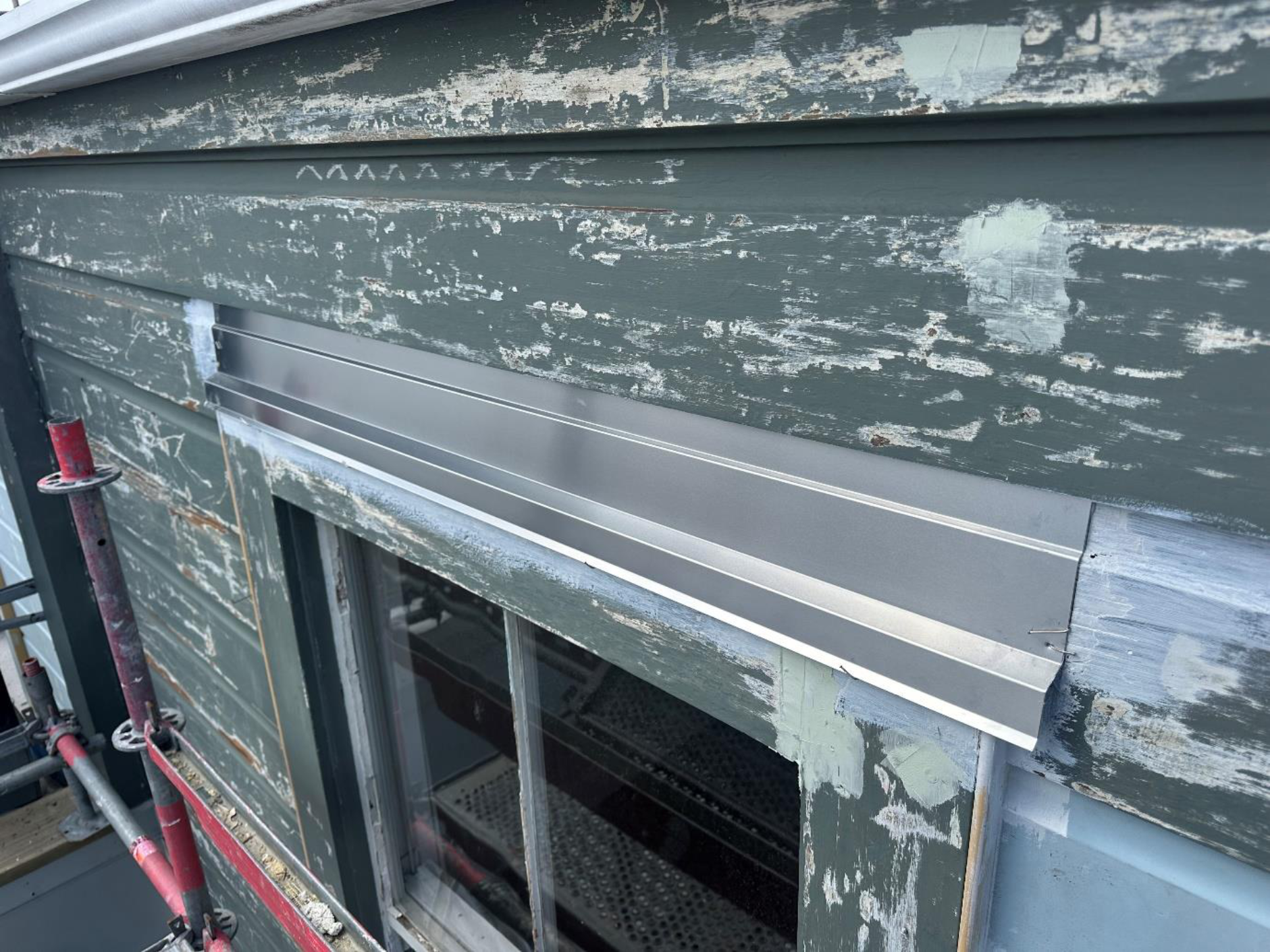customised flashing installed