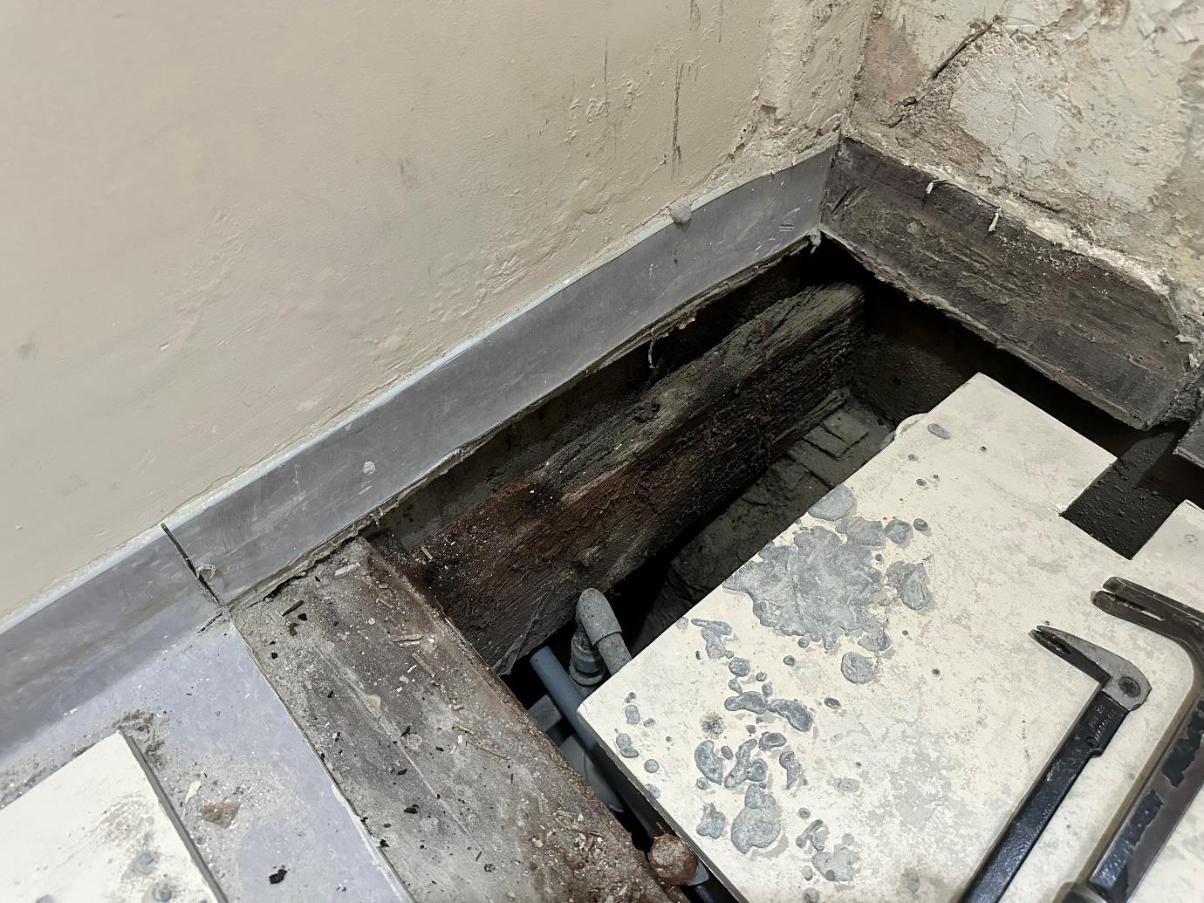 damaged floor joist photo