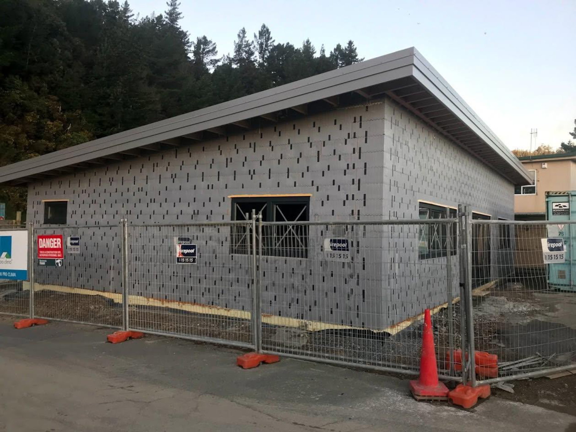 finished house before cladding