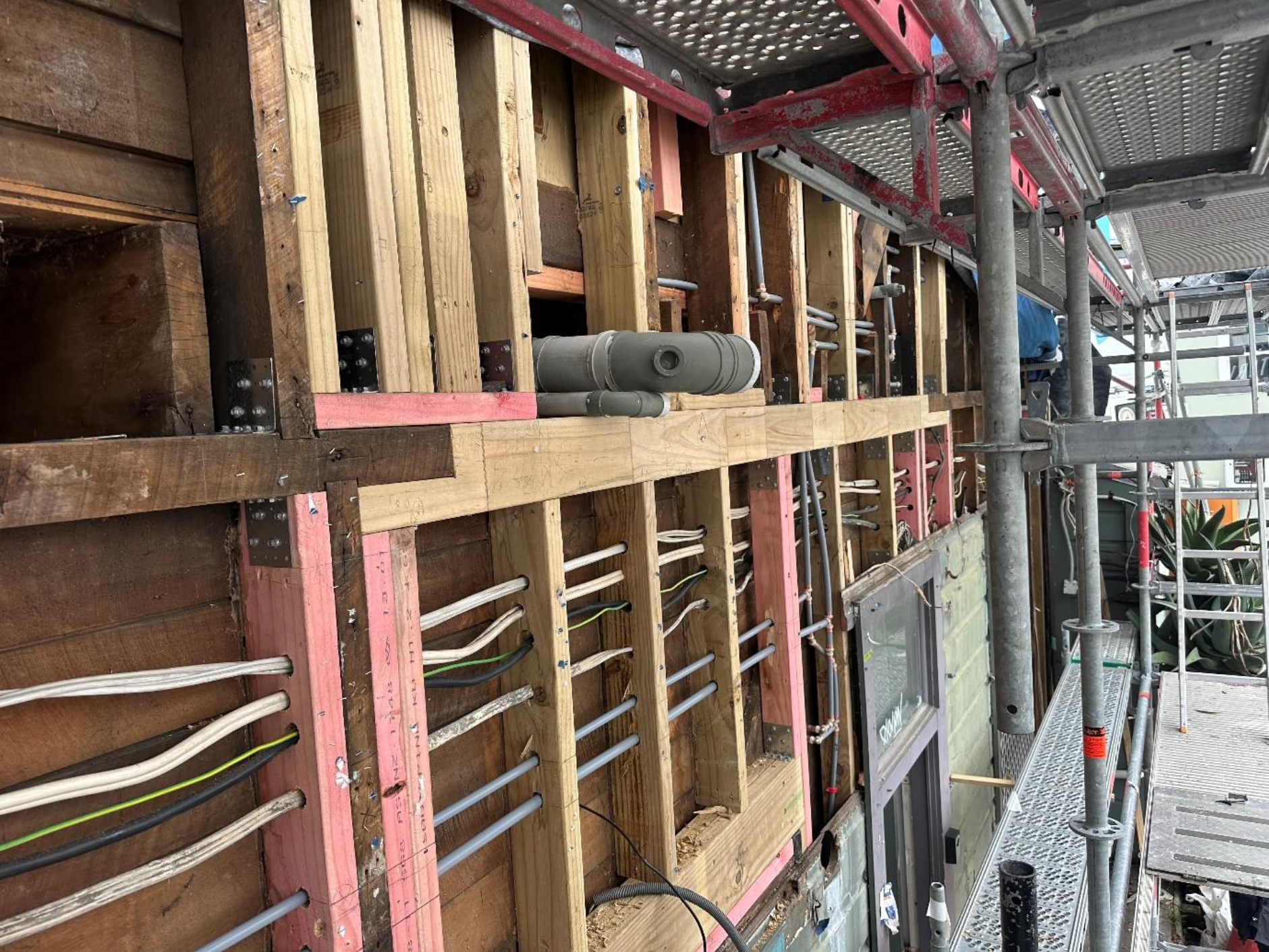 new beams pipes and cables other perspective