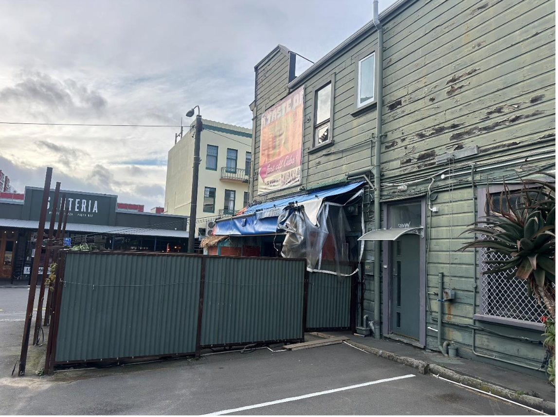 old cladding in need of repair