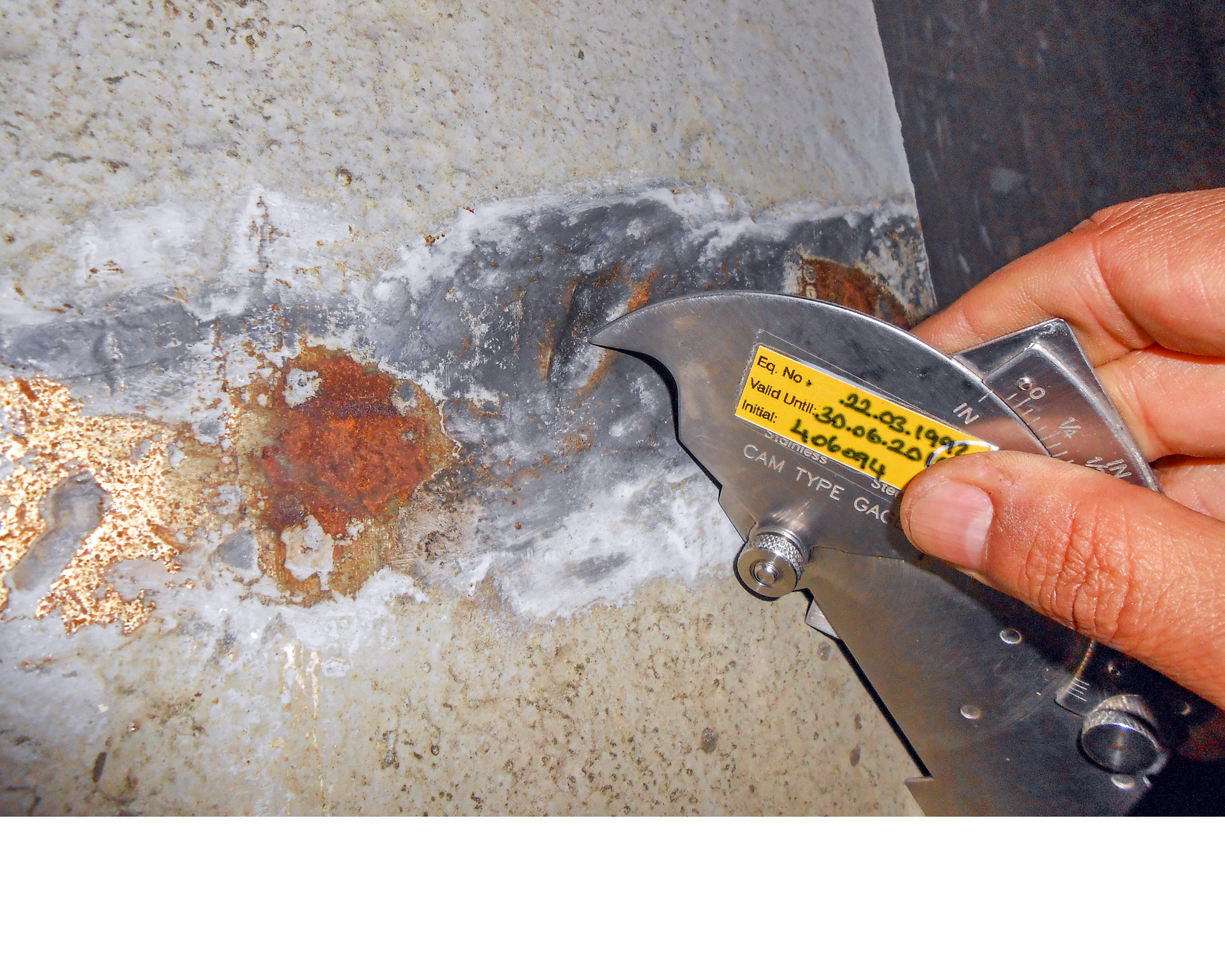 reinforcing steel corrodes